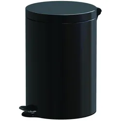 Alda ALDO Abfallbehälter auf Pedal schwarz (AF613A-05), Abfalleimer, Schwarz