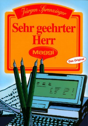 Jürgen Sprenzinger - Sehr geehrter Herr Maggi - Preis vom 09.10.2026 07:28:09 h