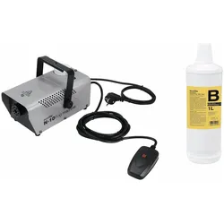 Eurolite Set N-10 silber + B2D Basic Nebelfluid 1l, Nebelmaschine
