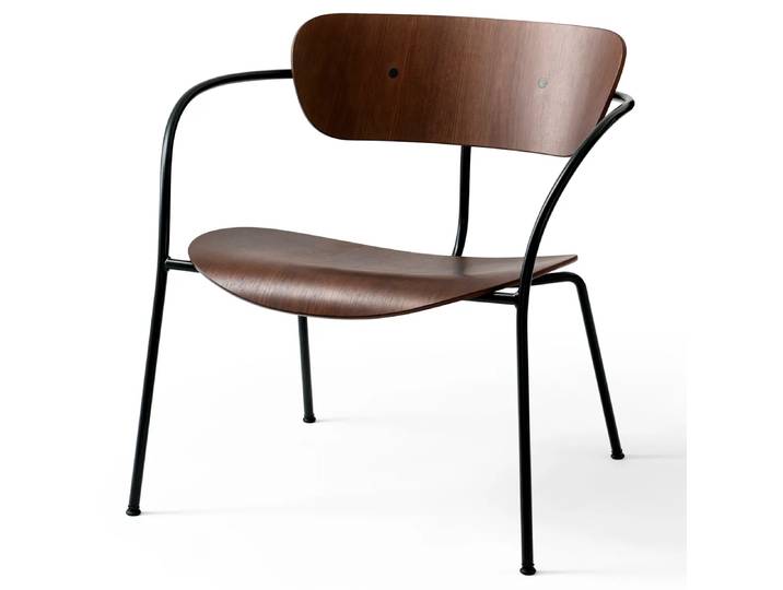 &Tradition Chaise Pavilion AV5 Noyer laqué