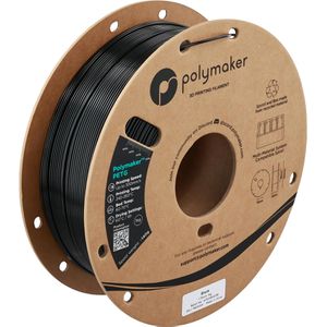 Polymaker Filament PETG, schwarz, 1,75mm, wetterbeständig, schlagfest, 1kg Spule
