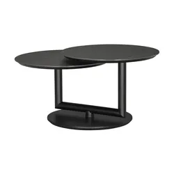 Couchtisch   ¦ schwarz ¦ Maße (cm): B: 60 H: 42