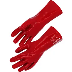 Handschuh für schwere Arbeiten T.9.5 rot Singer
