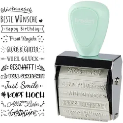trodat Creative Mini Motivstempel Beste Wünsche