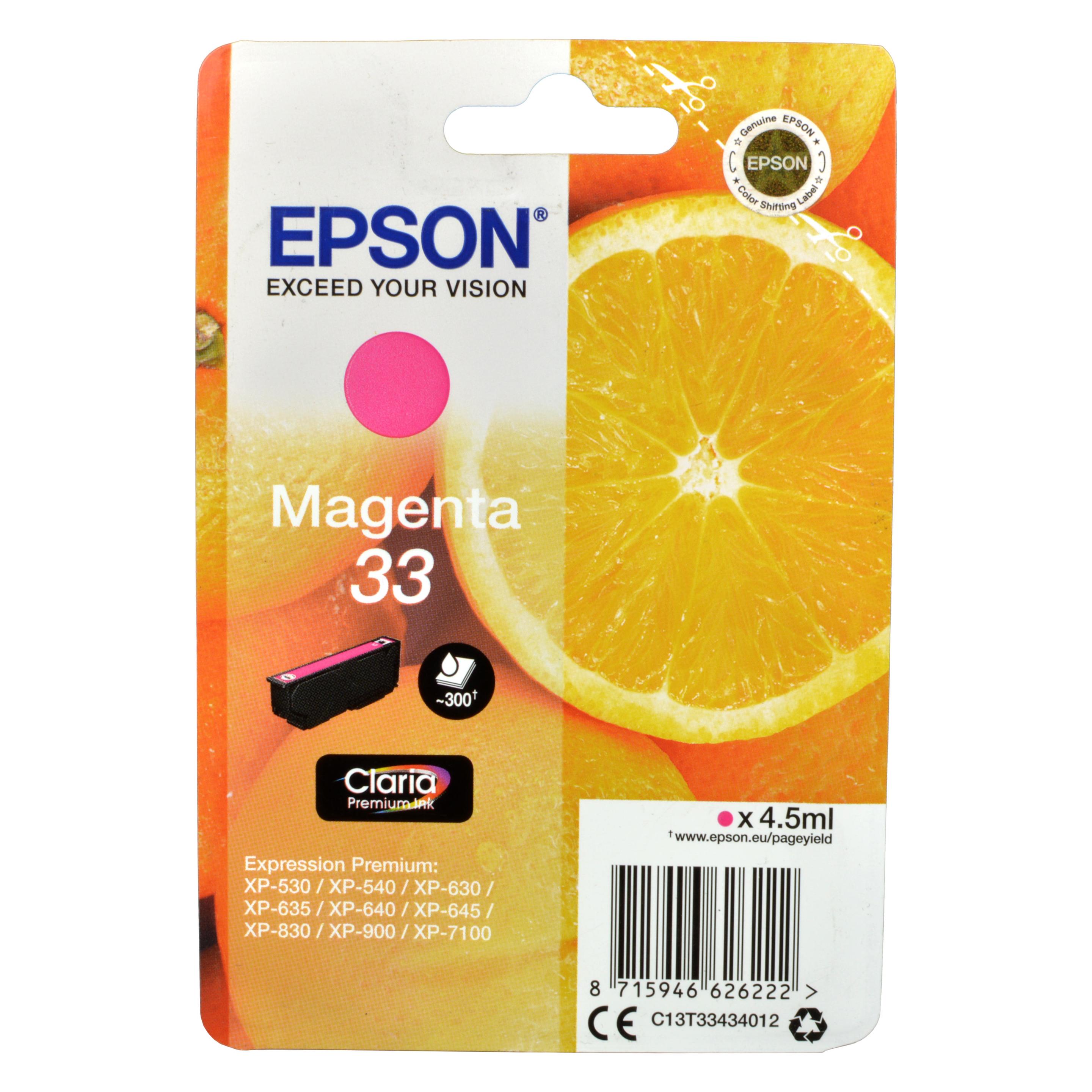 Epson 33 Claria Premium (M) (C13T33434010)