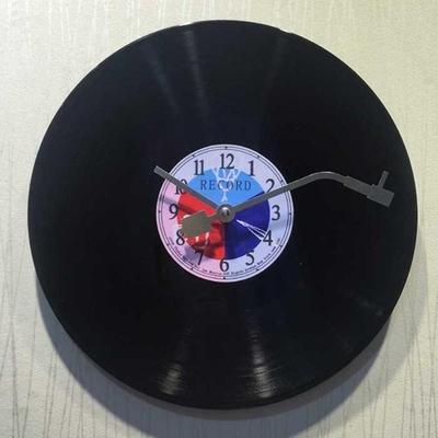 Everyday Crate Vintage Vinyl Record Wall Clock With Silent Movement Retro Music Decor 3 Color Numbers