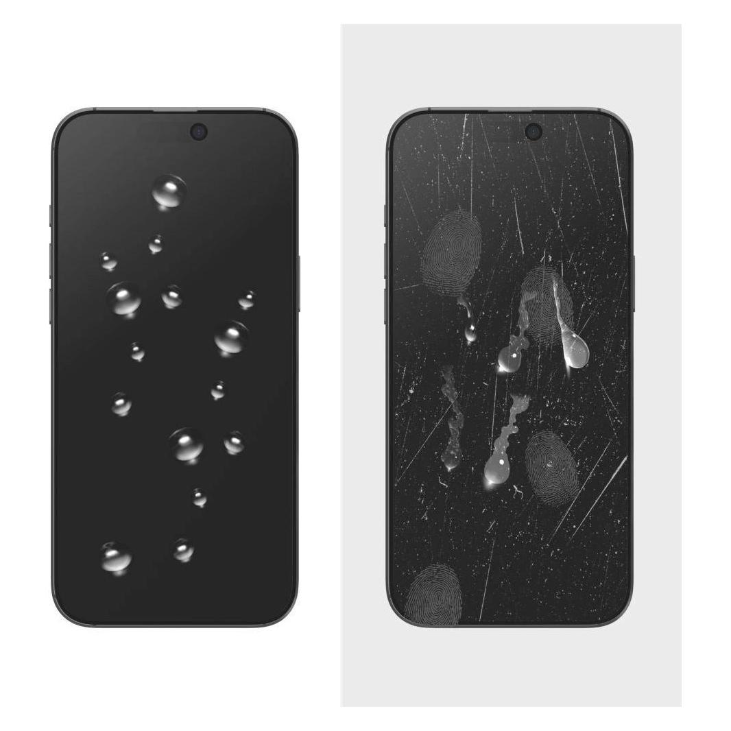 Hofi Tech-Protect Quick Set Spy+ Privacy Glass 2er-Pack für iPhone 15 / 16 (2 Stk., Apple iPhone 15, Apple iPhone 16) (28458-0)