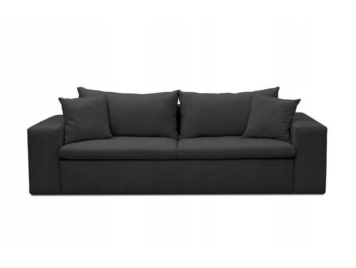 NACANAPA Sofa PARIS, Schlaffunktion, Bettzeug-Container, Lose Rückenkissen, breite Armlehnen