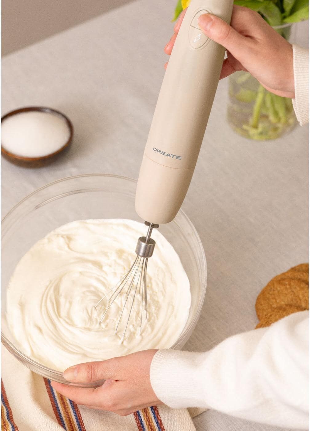 Stabmixer "Create Fullmix Retro", beige (sand), B:6cm H:41,5cm T:5,4cm, Mixer, Stabmixer sand Einheitsgröße