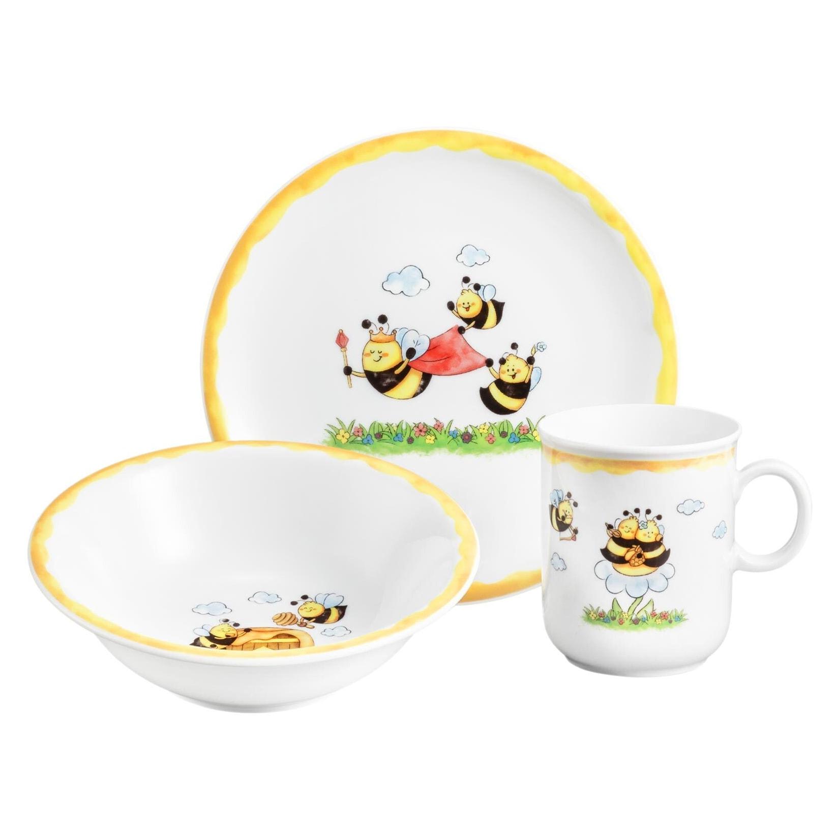 Seltmann Weiden Kindergeschirr Set Compact Fleißige Bienen 3-tlg.