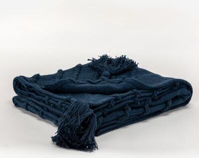 Rizzy Home Geometric Textured Cotton Throw
