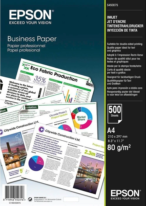 Epson Business Paper A4 80 g / m2 500 Blätter