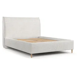 POLSTERBETT Mira 140/200 cm Creme im Neve Stoff