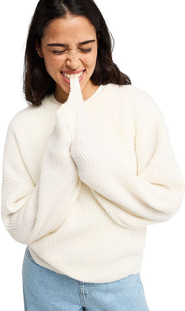 ROXY Damen Pullover LOOMED HORIZION creme   S W