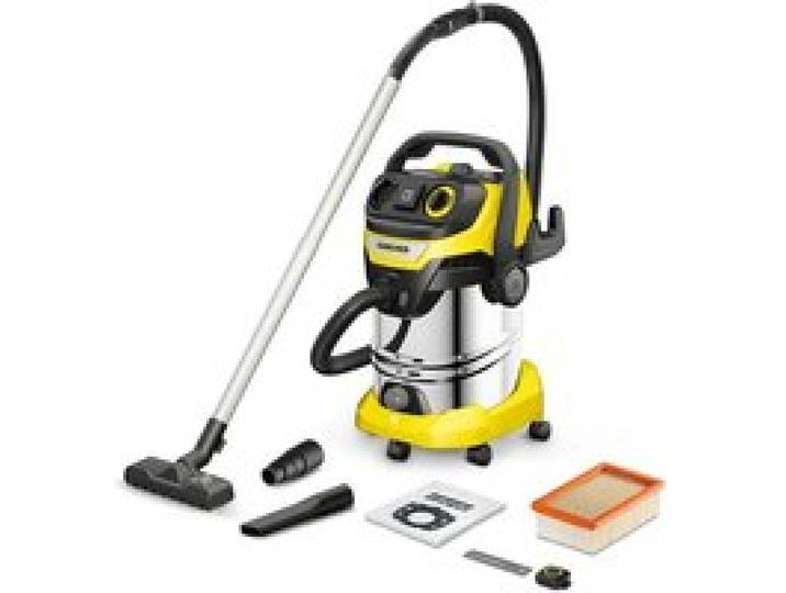 Aspirateur eau et poussière - KÄRCHER - WD 6 Control P S 30/6/35/T - 30 L inox - 1300 W activation auto - Télécommande Bluetooth