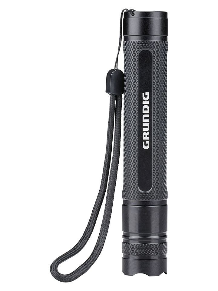GRUNDIG LED-Taschenlampe in Schwarz - (H)15,5 x Ø 2,7 cm - onesize