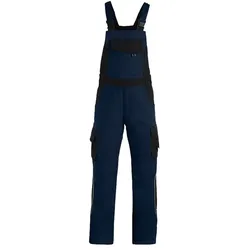 Premium Latzhose ECKHARD "Twill 300" - 56 - marine/schwarz