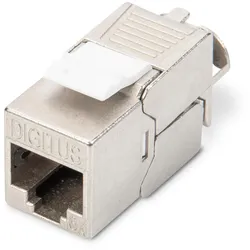 Digitus CAT 6A Keystone Modul, geschirmt, werkzeugfreie Montage