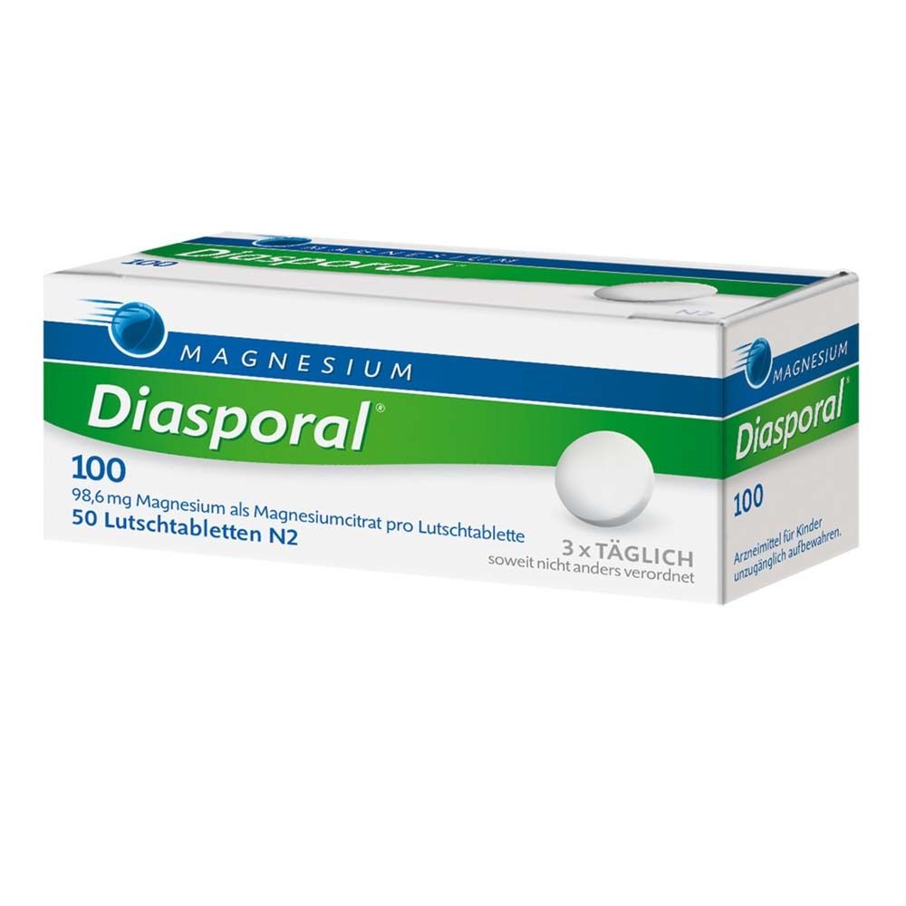 Magnesium Diasporal 100 Lutschtabletten 50 St