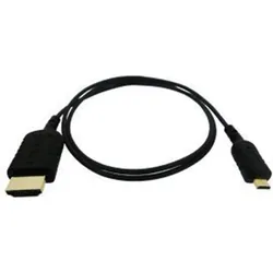 Atomos HDMI (Typ A) — micro HDMI (Typ D) (0.80 m), Videokabel, Schwarz