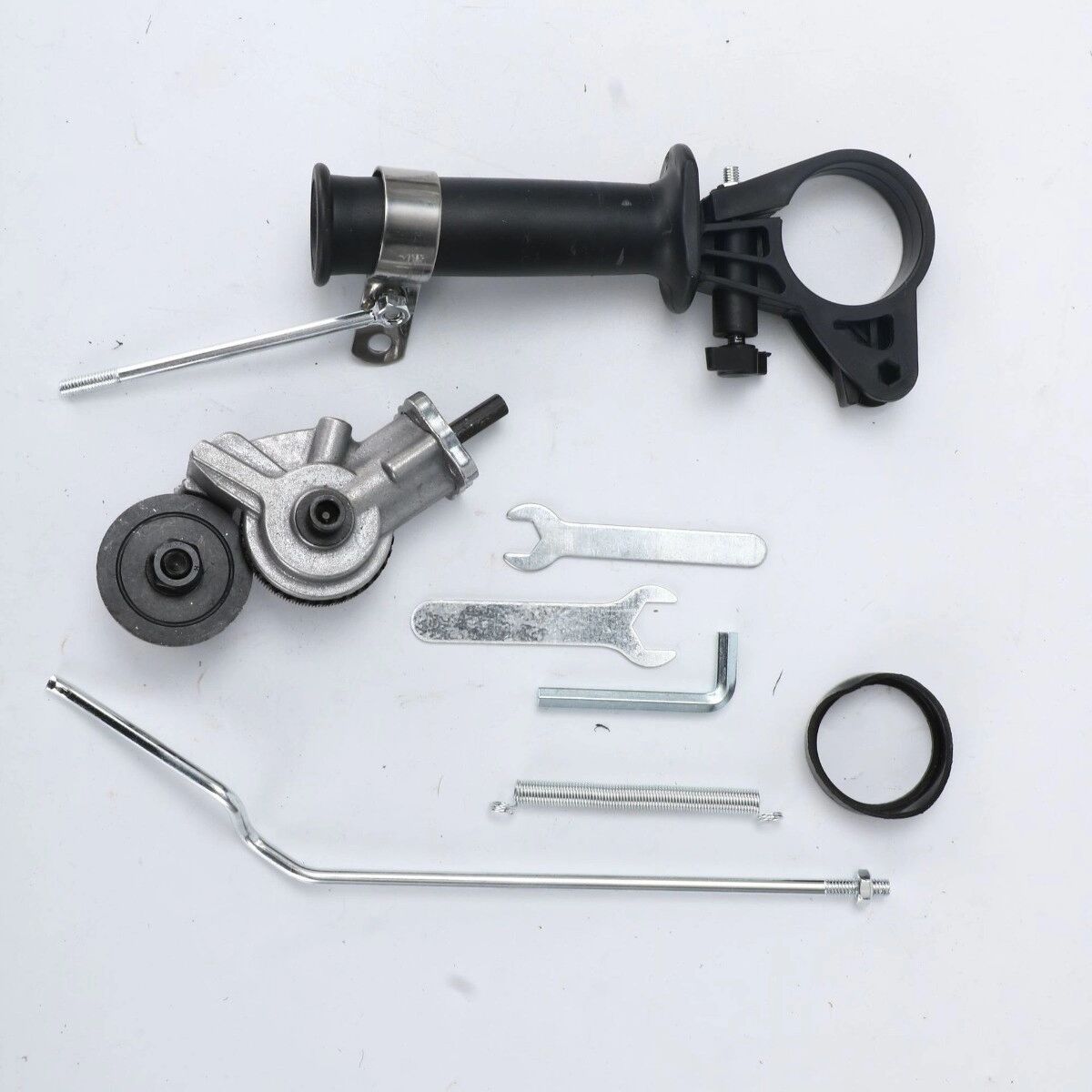 INF Accessoire pour perceuse coupe-tôle - Tête de conversion nibbler en acier au carbone argent, lame tranchante, forte