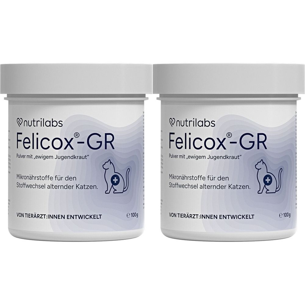 Felicox GR Ergänzungsfuttermittel Pulver f.Katzen 2x 2x100 g
