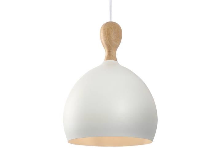 Dueodde Hängelampe, weiß, Ø 18 cm, Metall, E27 - Halo Design - Wohnzimmer - Skandinavisch - Einflammig