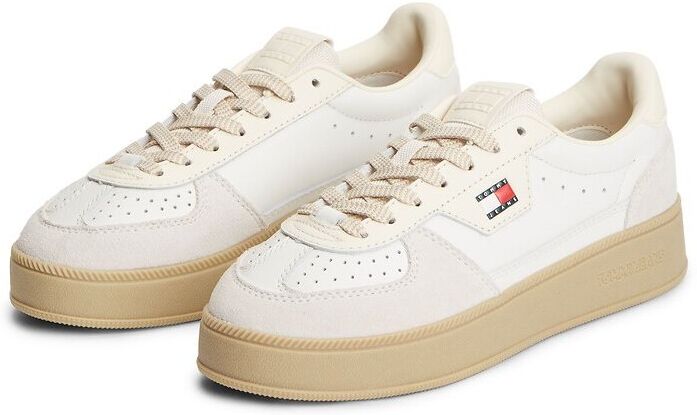 TOMMY JEANS Baskets en cuir, plateforme, THE GREENWICH