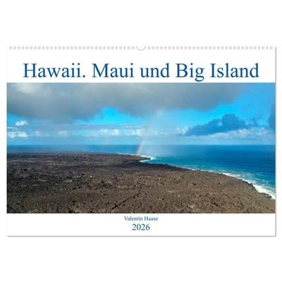 Hawaii, Maui und Big Island (Wandkalender 2026 DIN A2 quer), CALVENDO Monatskalender
