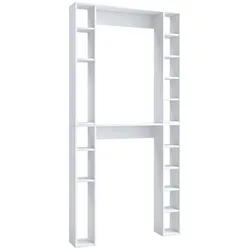 Waschmaschinenschrank Tinoli Weiß
