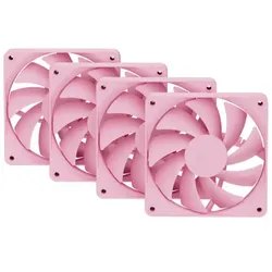 HYTE Lüfter FA12 4er Pack 120mm strawberry milk rosa