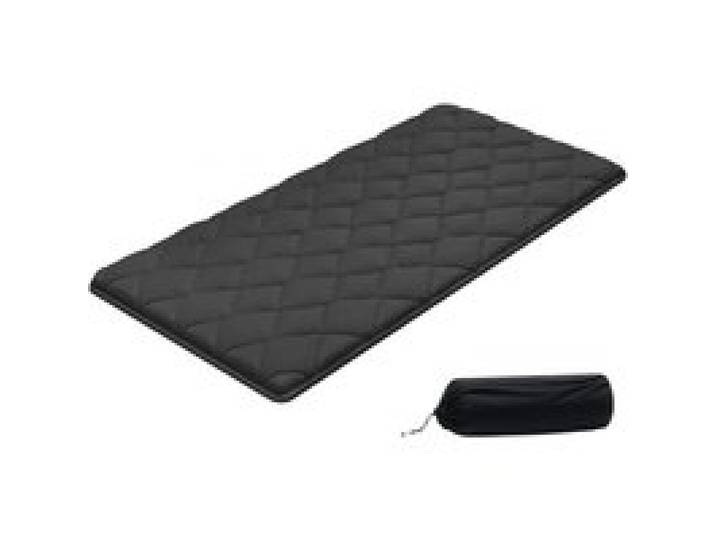 VEVOR japanische Futon-Matratze (2032 x 991 x 89 mm), faltbare Tatami (Einzelbettgröße), Bodenmatratze mit Aufbewahrungstasche & Befestigungsmaterial, 9-lagige Schlafmatte für Meditation Yoga, Schwarz