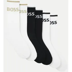 Kurze Socken im Sechser-Pack Weiß 43-46