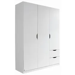 Kombischrank Freising ca. 136x197x54 cm Weiß