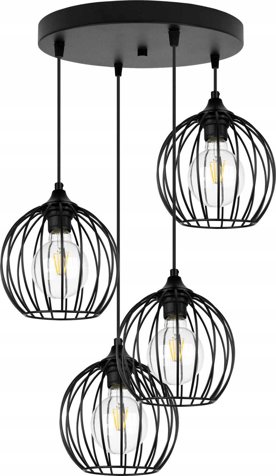 LightHome LED hanglamp zwart