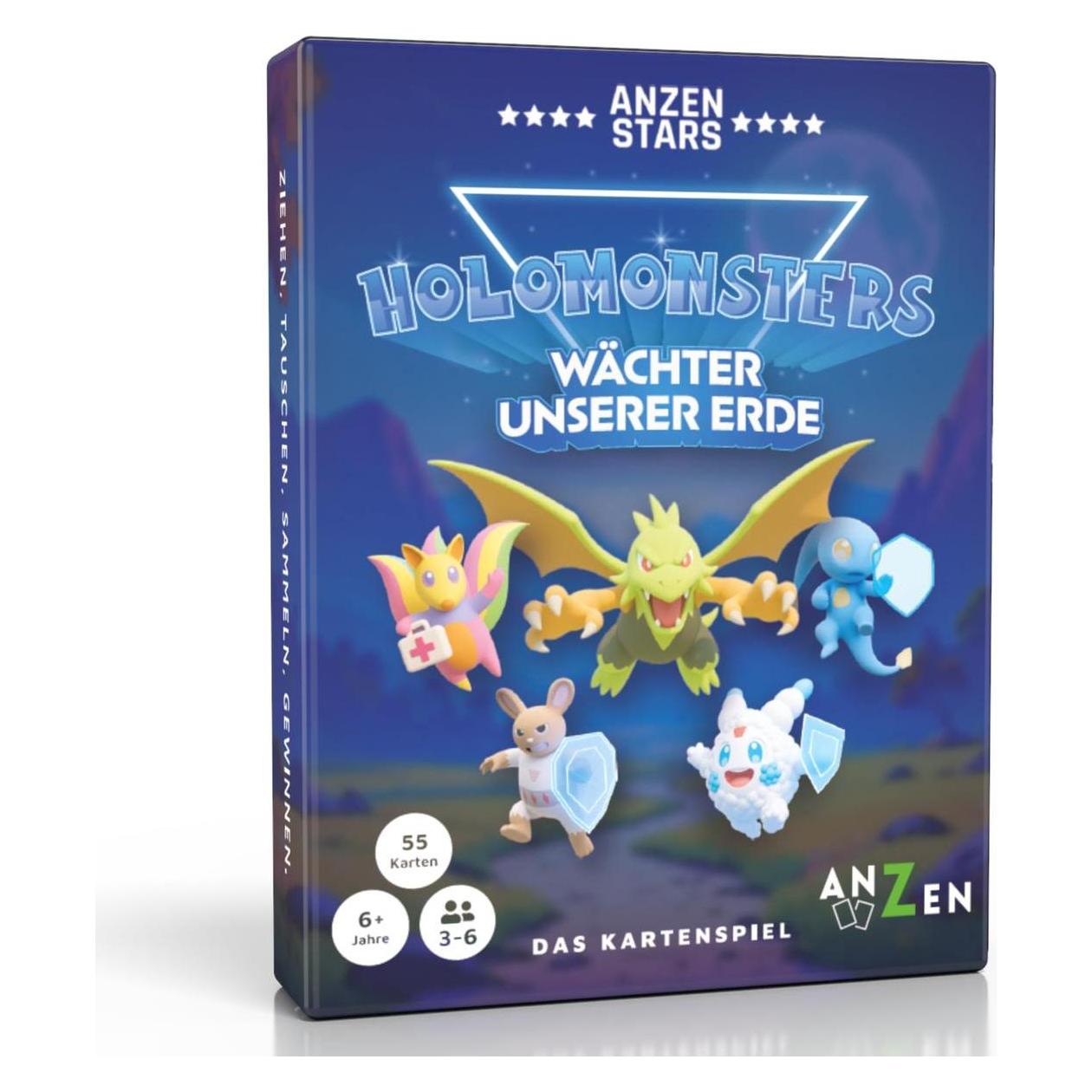 Anzen Spiele ANZEN - HOLOMONSTERS - Das Kartenspiel (Deutsch, 3 - 6 Spieler) (4262394130183)