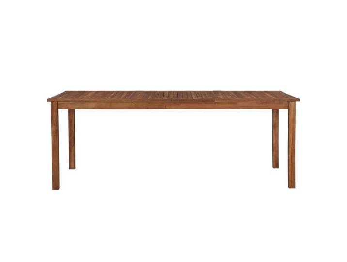SALE 2025 Table de jardin MOOD - Table d'appoint d'extérieur - 200x100x74 cm - Bois d'acacia massif Chill768485