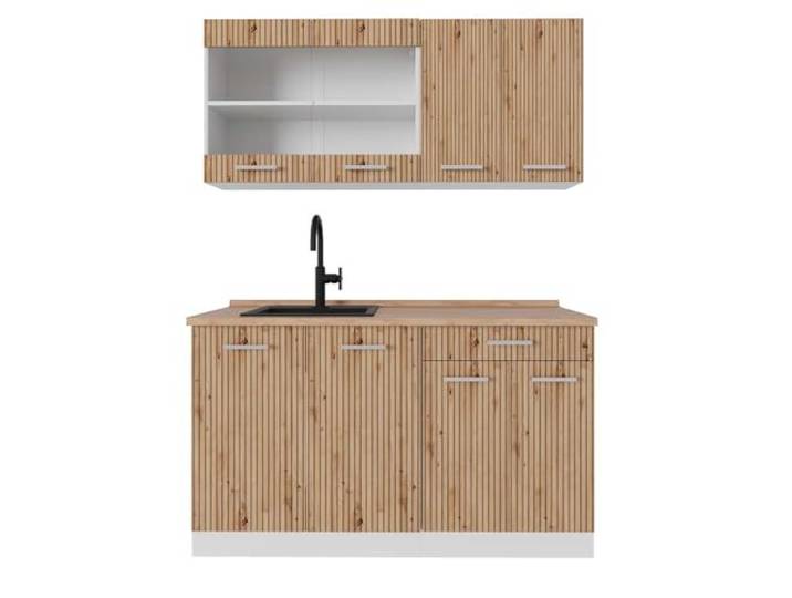 Vicco Küchenzeile R-Line, Artisan-Eiche, 140 cm