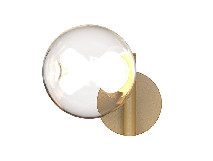 Applique\, Applique Murale Led Andromeda Or Verre Et Métal Doré En Verre\, Mantra