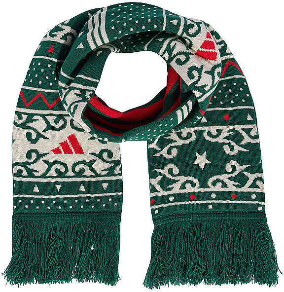 Adidas Schal Xmas dunkelgrün M