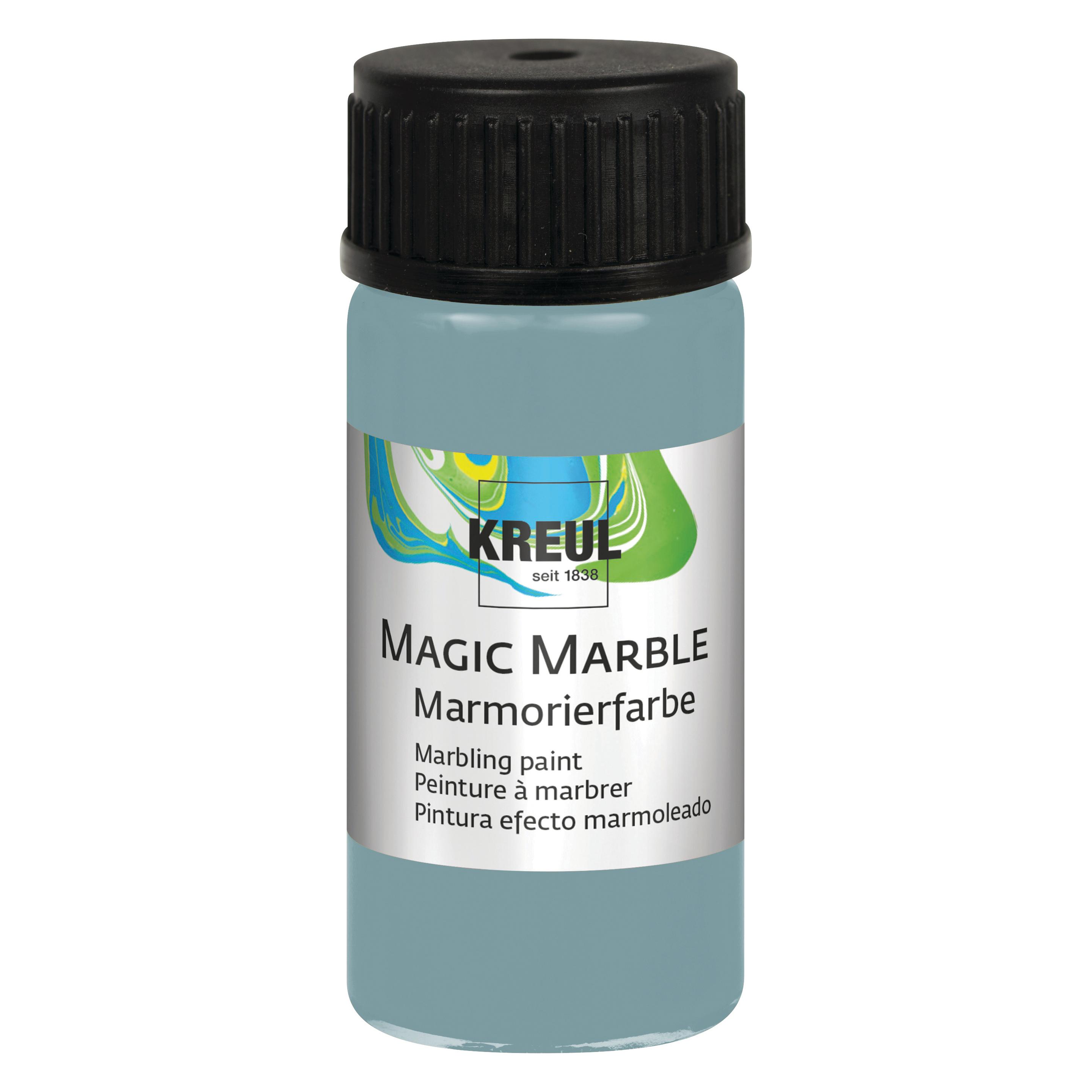 Kreul Marmorierfarbe "Magic Marble", silber, 20 ml (20 ml) (73219)