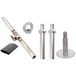 Dehn 621090 Starter-Kit für Tiefenerder schraubbar, 6 Teilig SET STARTER KIT TE 20 M16 STTZN SETSTARTERKITTE20M16STTZN