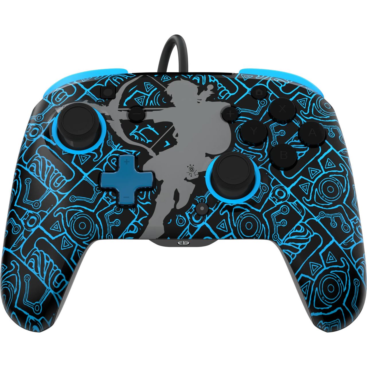 PDP Controller Rematch Wired SheikahShoot GlowintheDark Swit