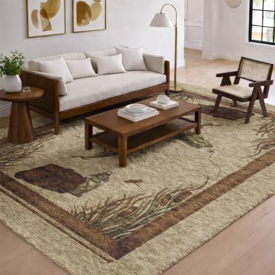 Addison Rugs Premium Washable Super Soft Lake Fish Dream Shag Rug