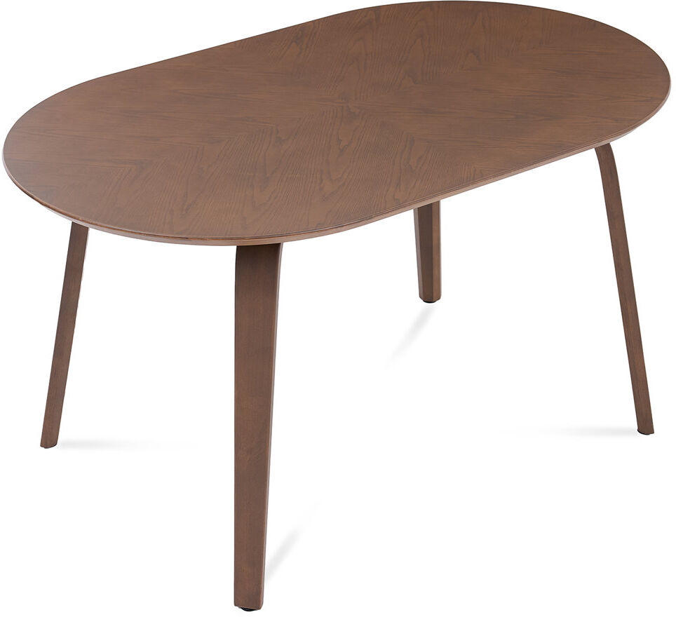 George Oliver Birchstone Round Edge Oval Dining Table Walnut