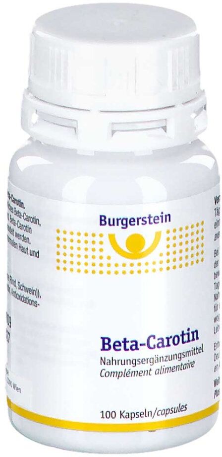 Burgerstein Beta-Carotin 100stk