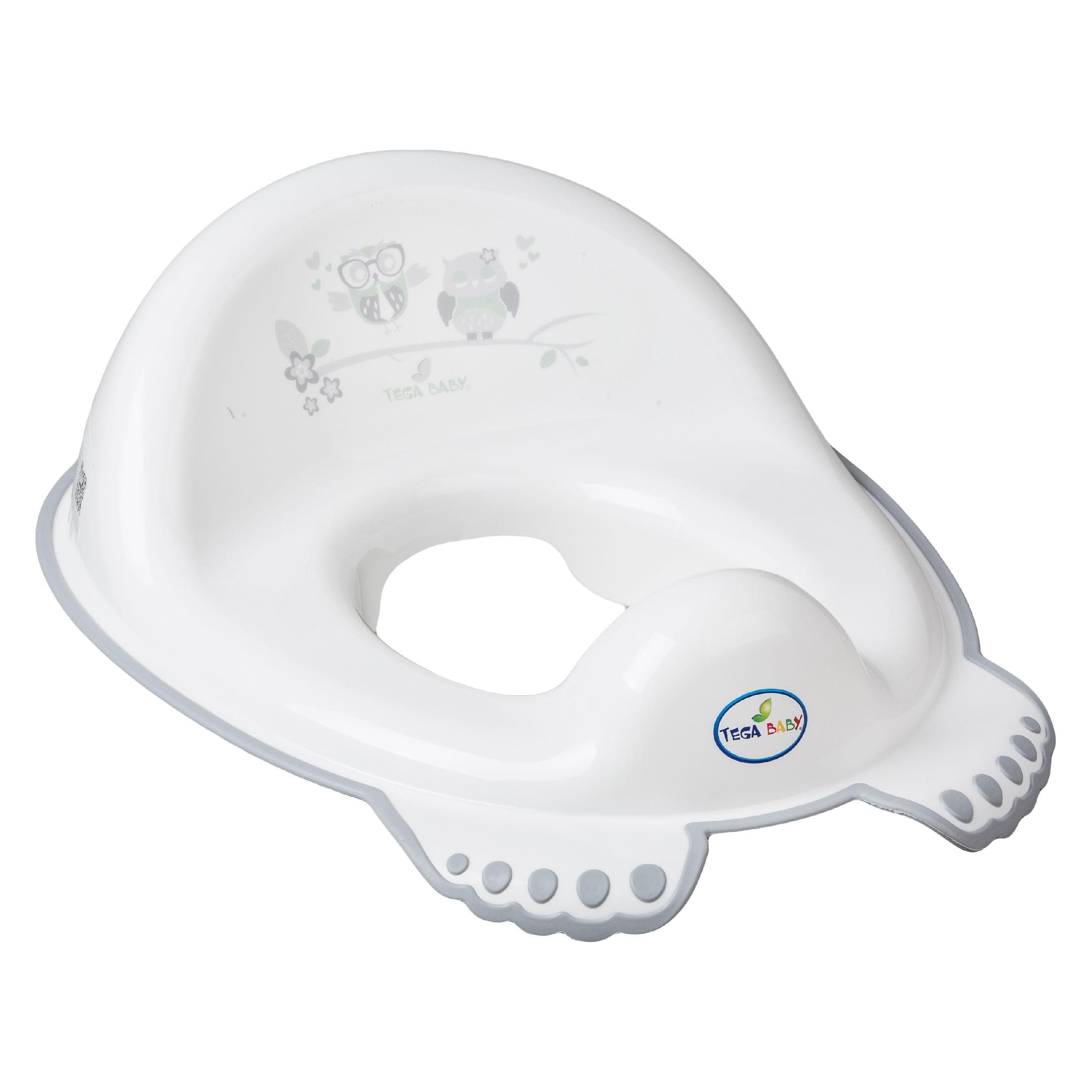 Tega Baby Rutschfester Eulen-Toilettensitzbezug für Babys - Weiss (SO-002-103) (TE0390)