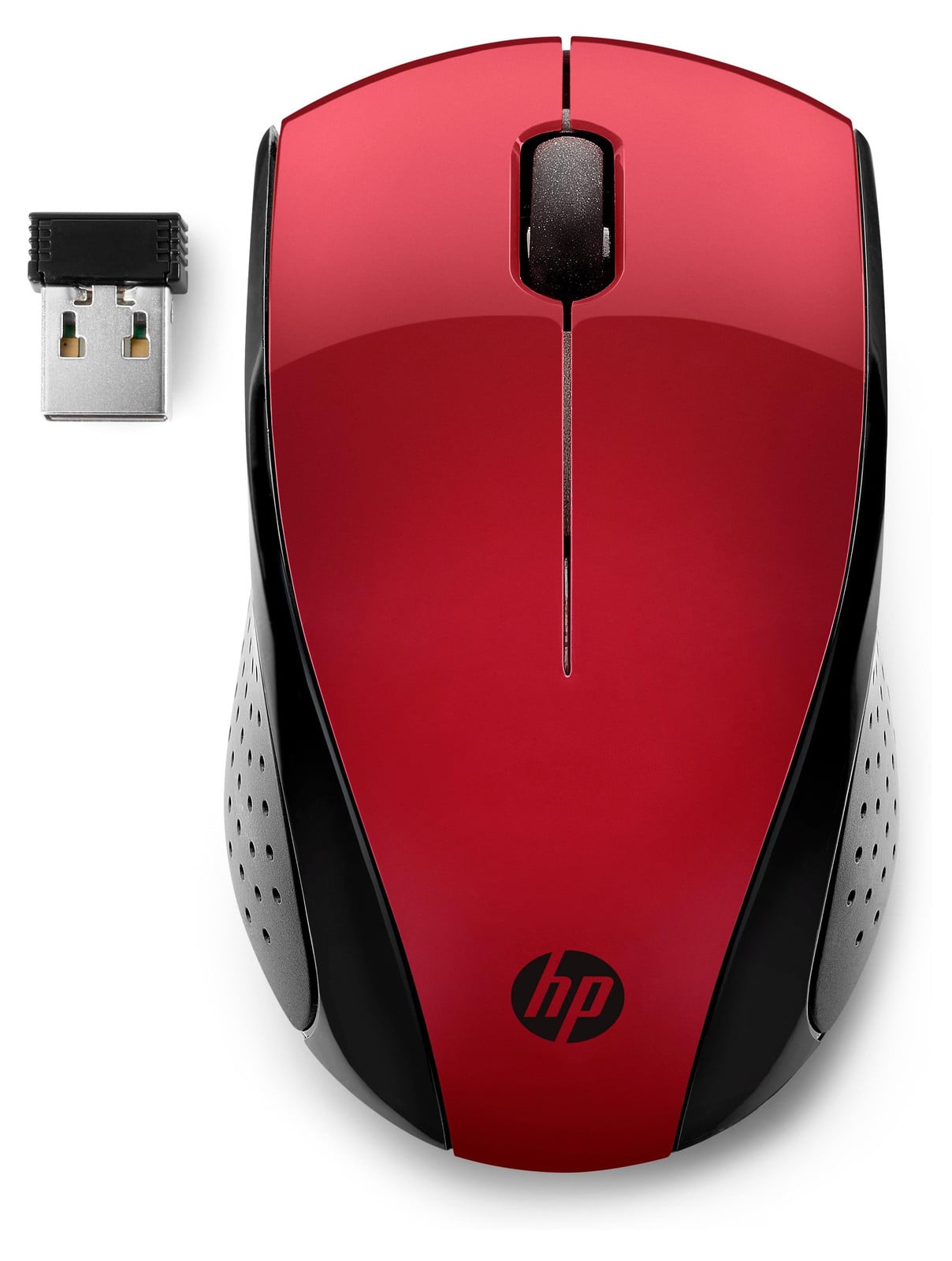 HP 220 Draadloze Muis met 3 Knoppen en USB-ontvanger - Sunset Red
