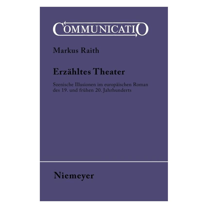 Niemeyer, Tübingen Erzähltes Theater (Deutsch, Markus Raith) (55187600)