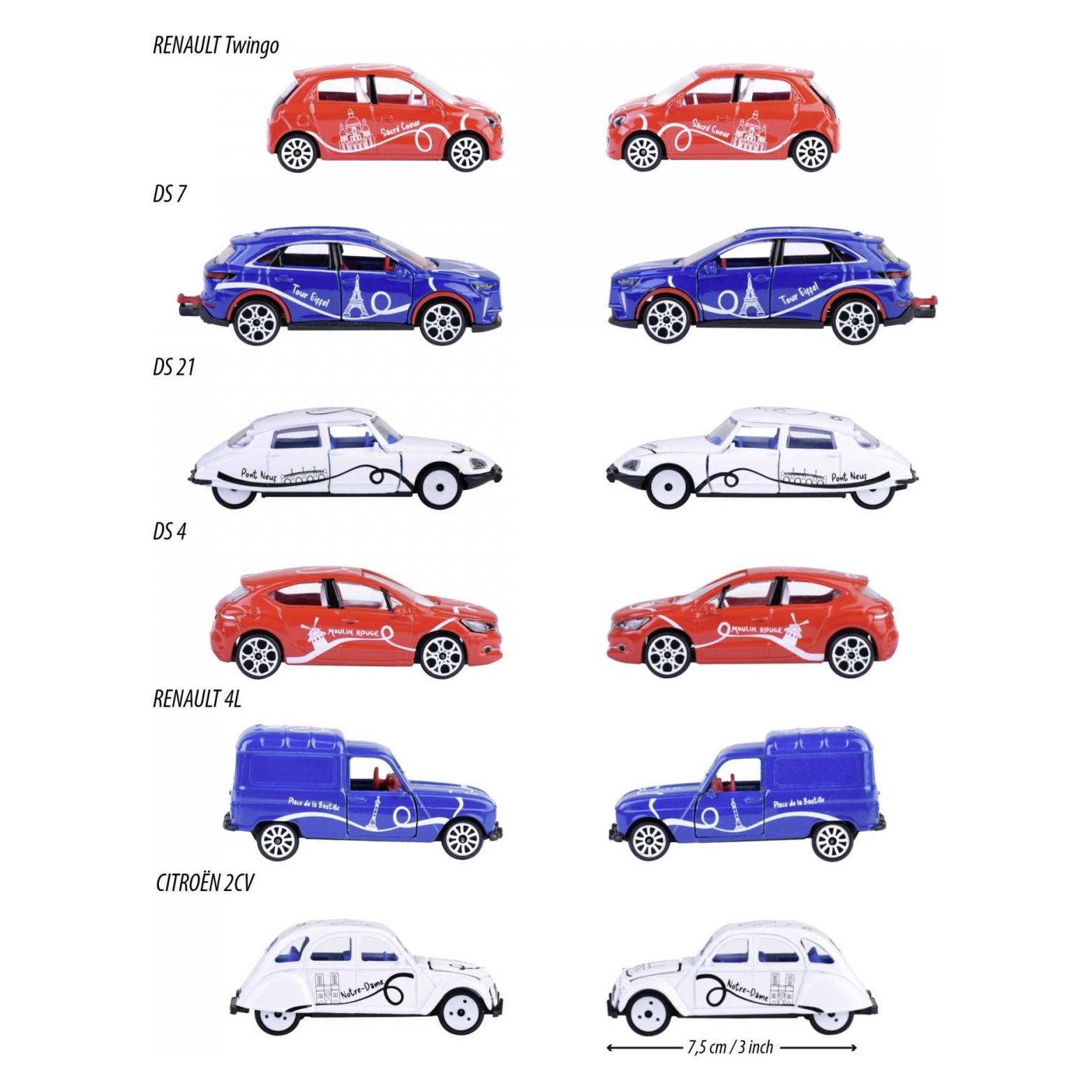 Majorette French Touch Premium Cars, 6-sort. (212055011)